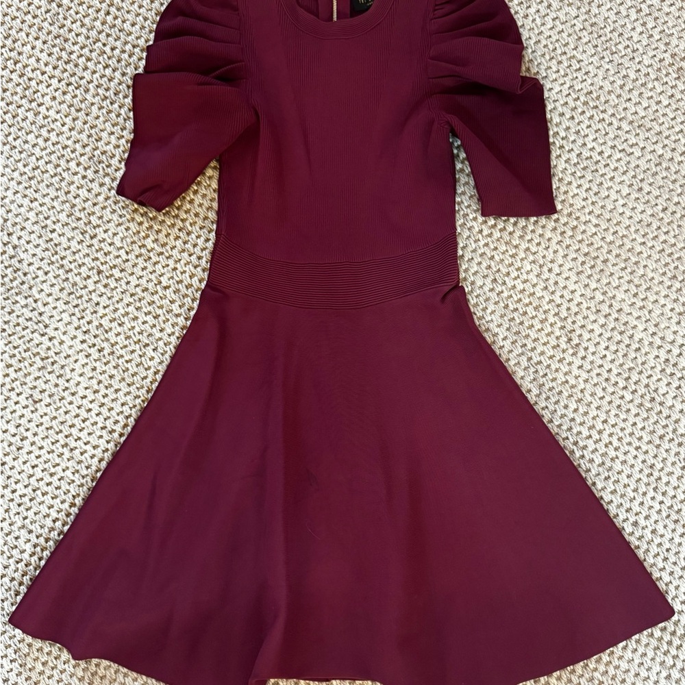 Ted Baker Burgundy Dress